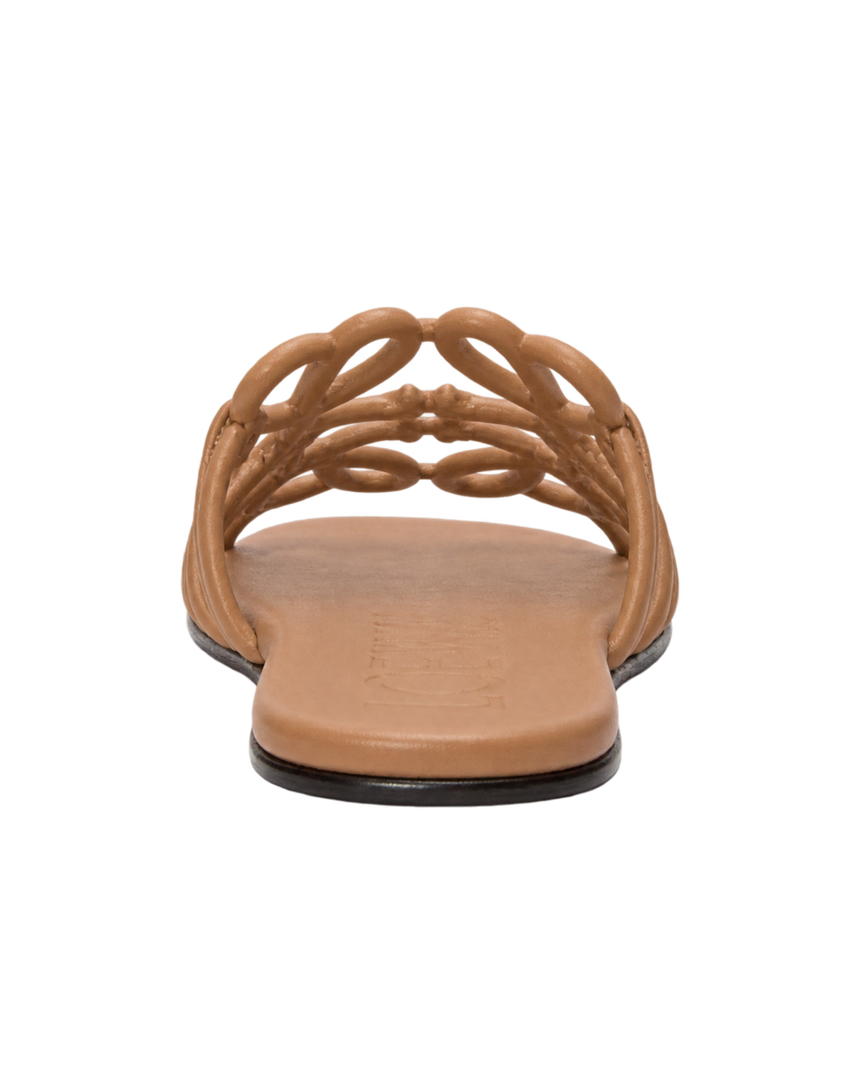 Petal Anagram slide in calfskin