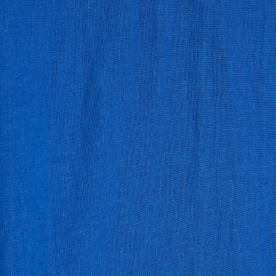 Petite Blue Linen Blend Top