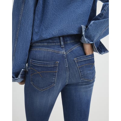 Petite Blue Sculpt Skinny Jeans