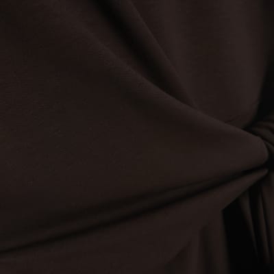 Petite Brown Premium Knot Midi Dress