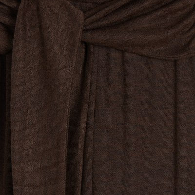 Petite Brown Tie Waist Trousers