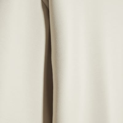 Petite Cream Premium Boxy T-shirt