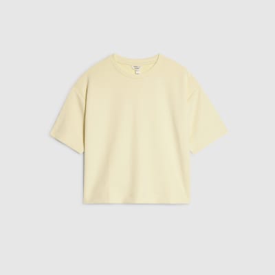 Petite Yellow Premium Boxy T-shirt