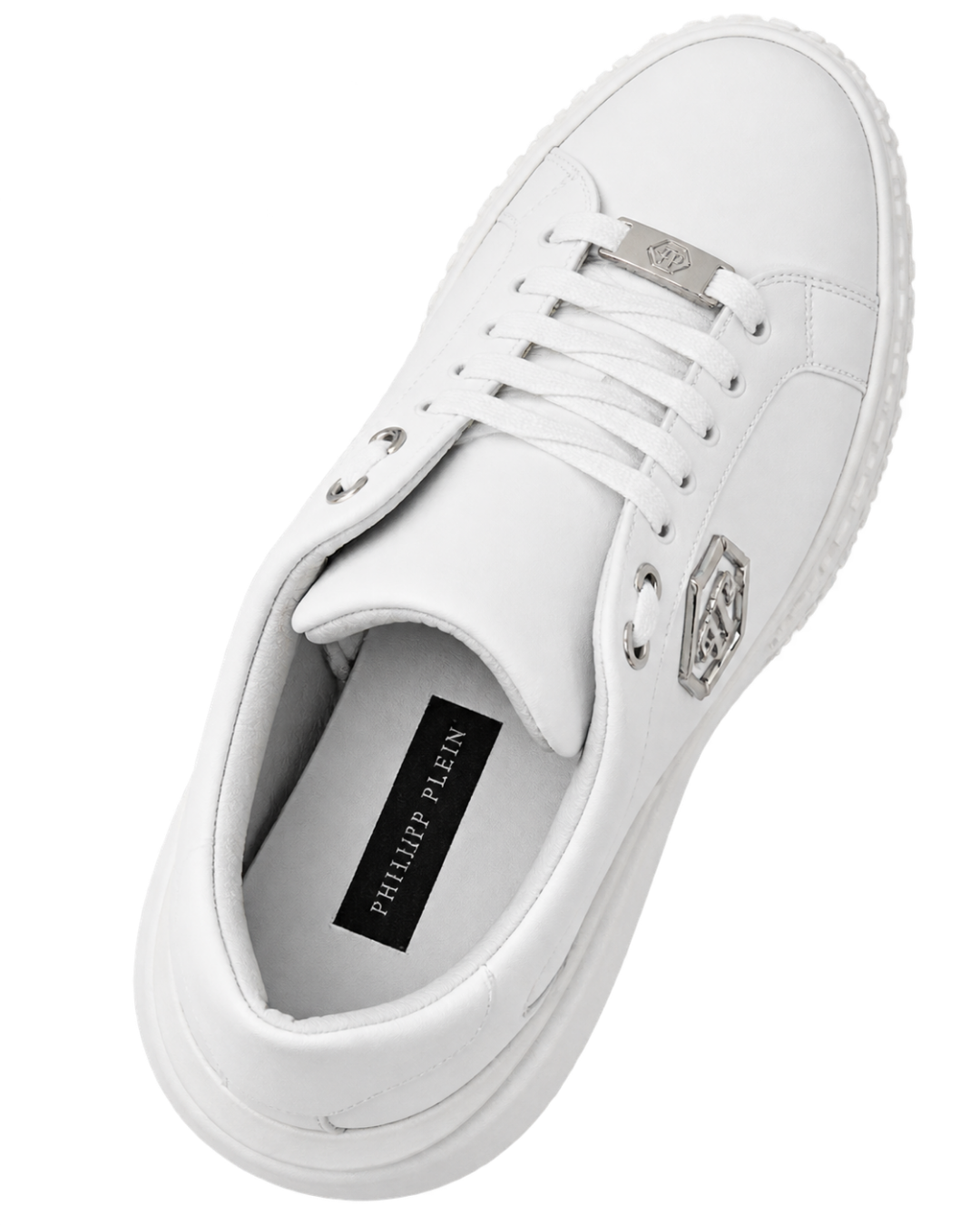 Philipp Plein low-top leather sneakers