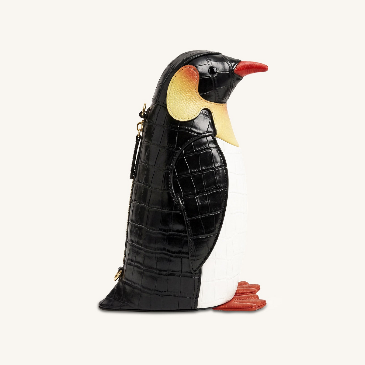 Pia Penguin Crossbody Bag - Black/White