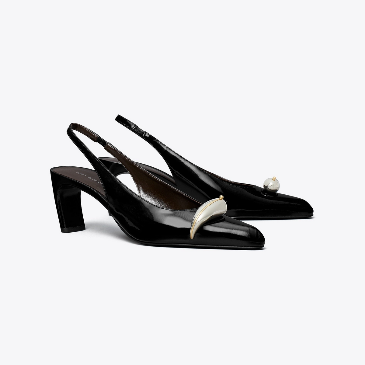 Pierced Slingback Heel