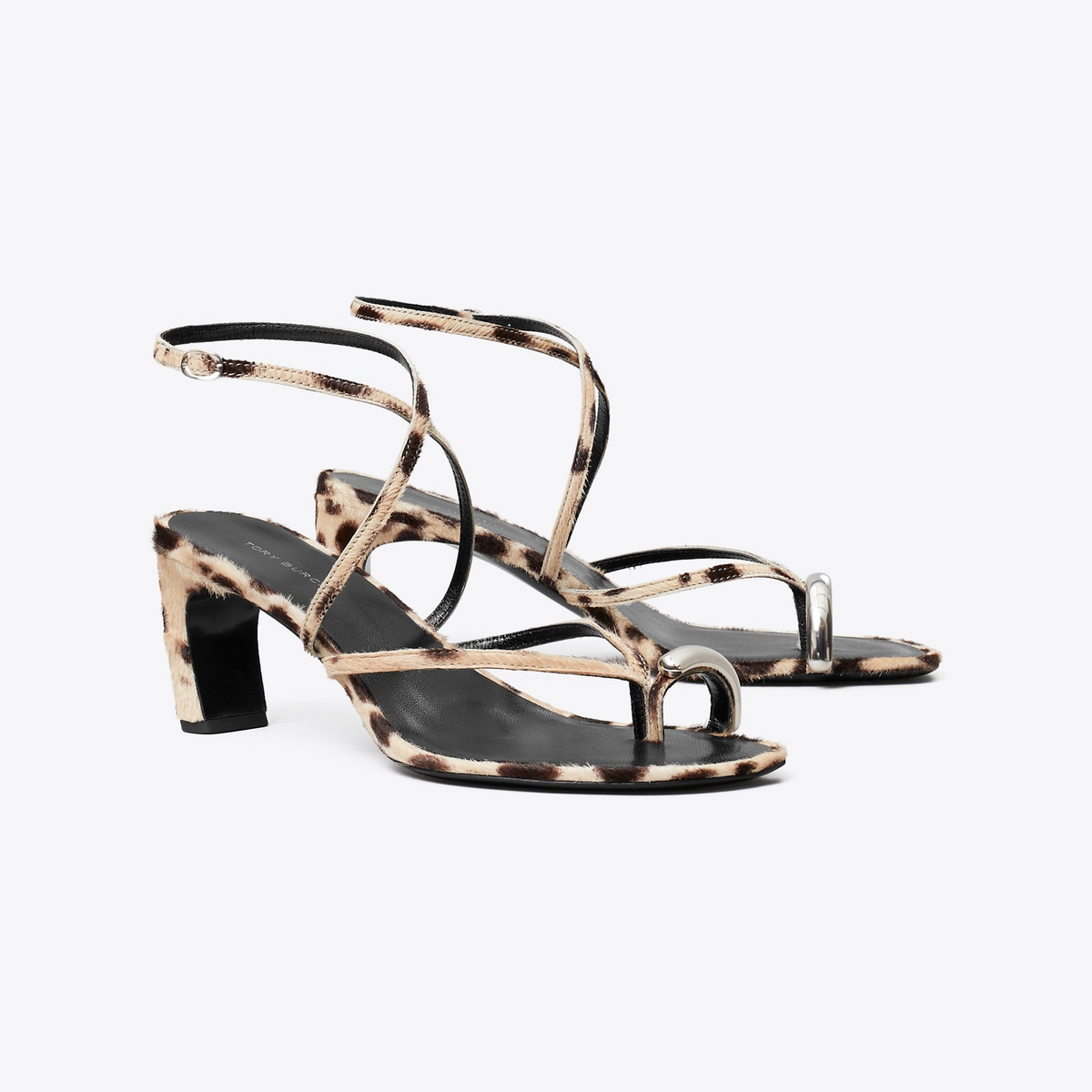 Pierced Strappy Heel Sandal 65mm