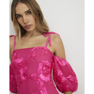 Pink Cornelli Maxi Dress