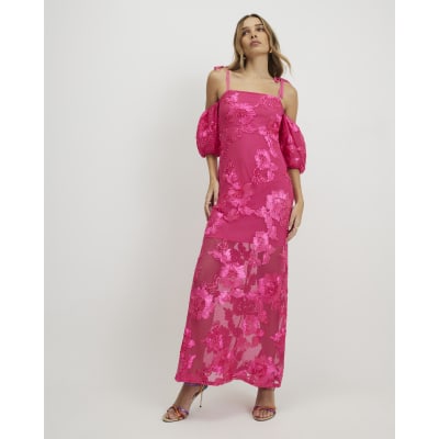 Pink Cornelli Maxi Dress
