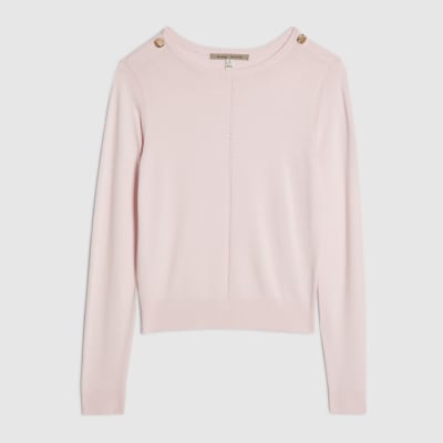 Pink Long Sleeve Knitted Top