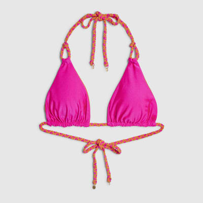Pink Reversible Bikini Top