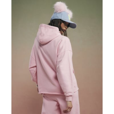 Pink Year Zero Embellished Cord Hoodie