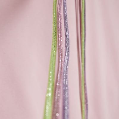 Pink Year Zero Embellished Cord Hoodie