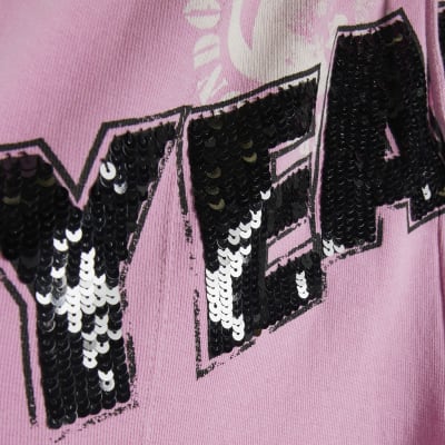 Pink Year Zero Graphic Joggers