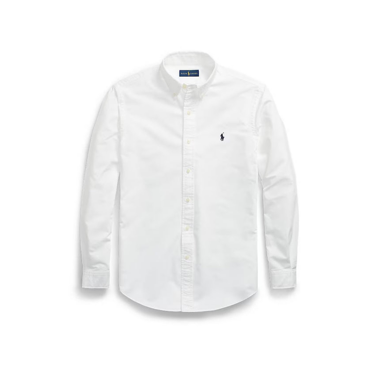 Polo Ralph Lauren White Long Sleeve Shirt Custom Fit