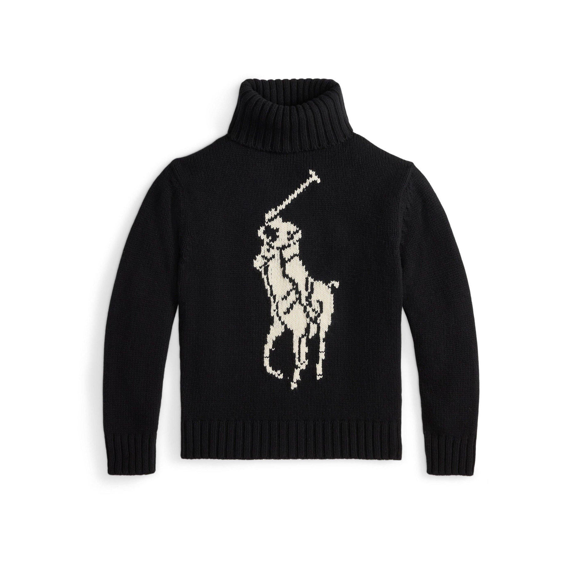 Pony Knitted Crew Neck Jumper