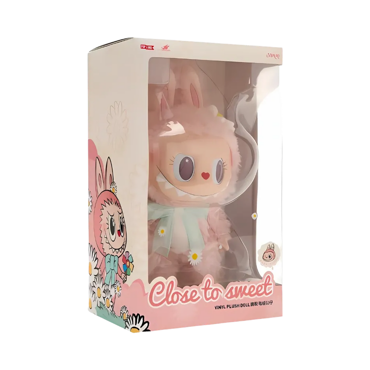 Pop Mart Labubu Mokoko Close to Sweet Vinyl Plush Doll