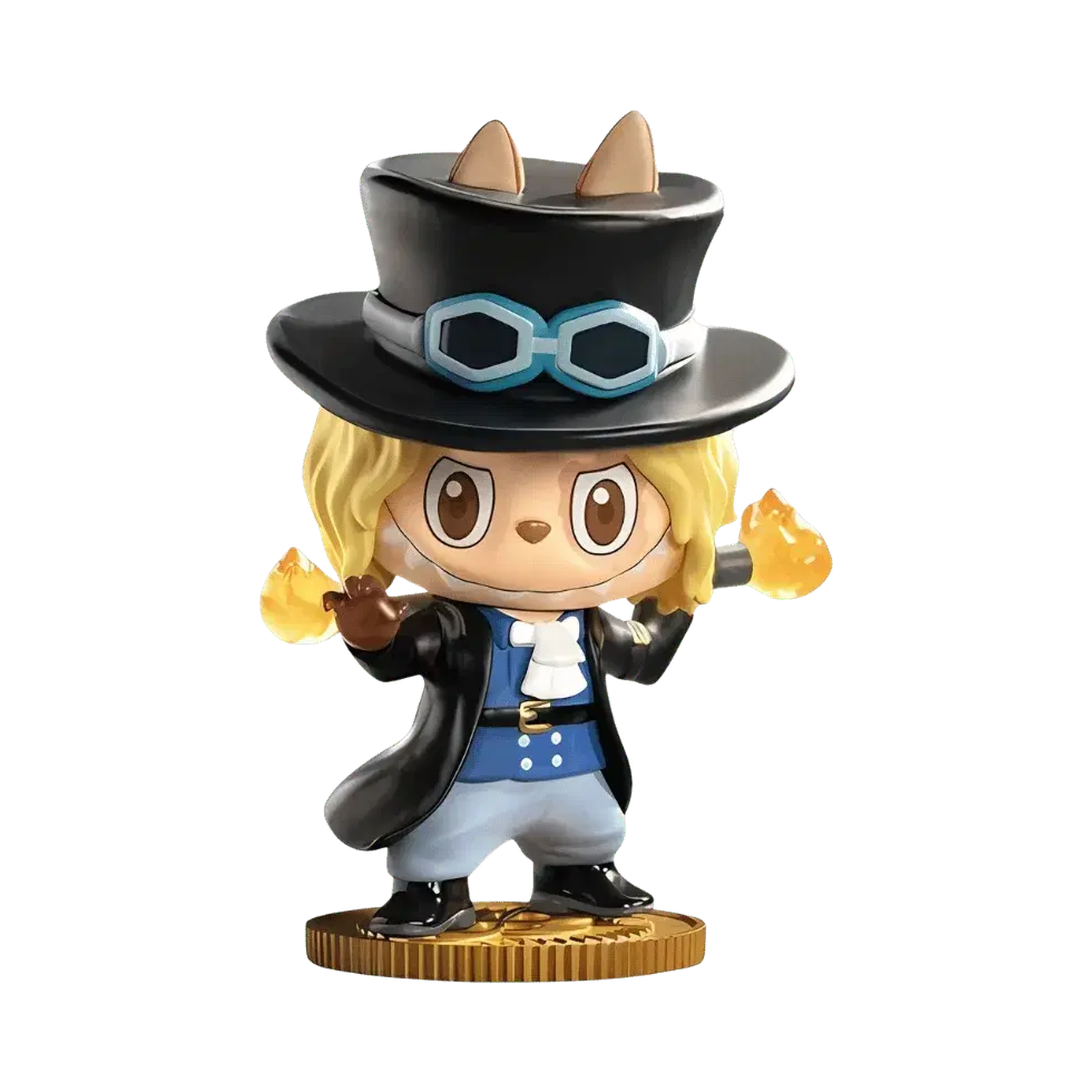 Pop Mart Labubu The Monsters x One Piece Series Sabo Figure
