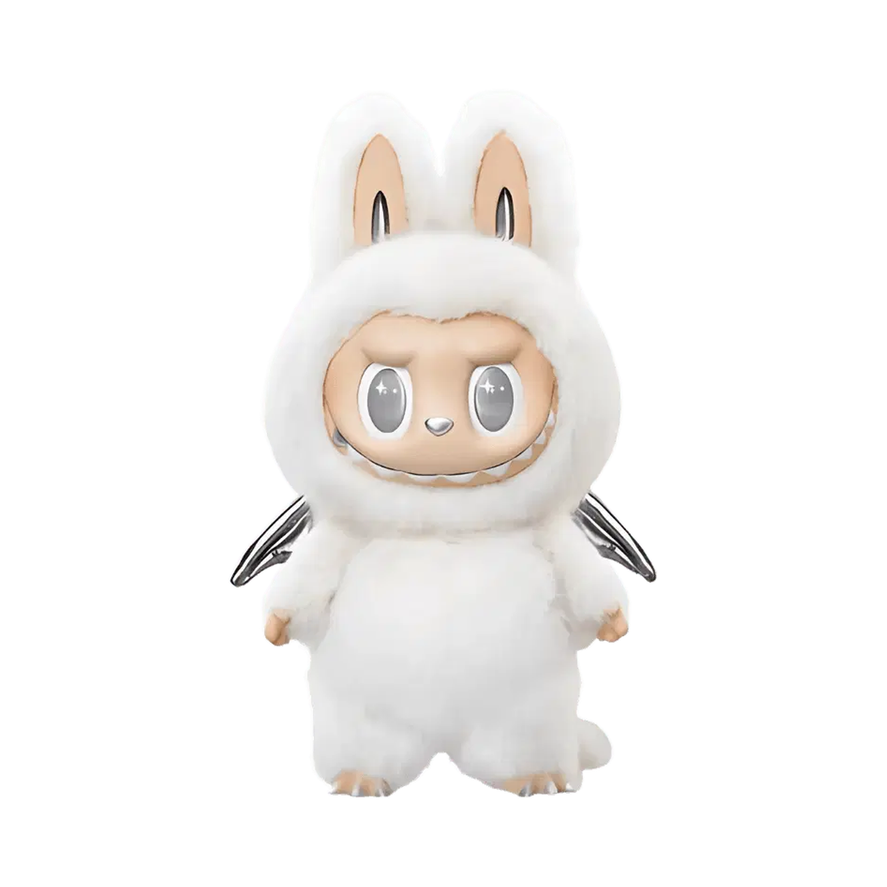 Pop Mart The Monsters Labubu Zimomo Angel in Clouds Figure + Tote Bag