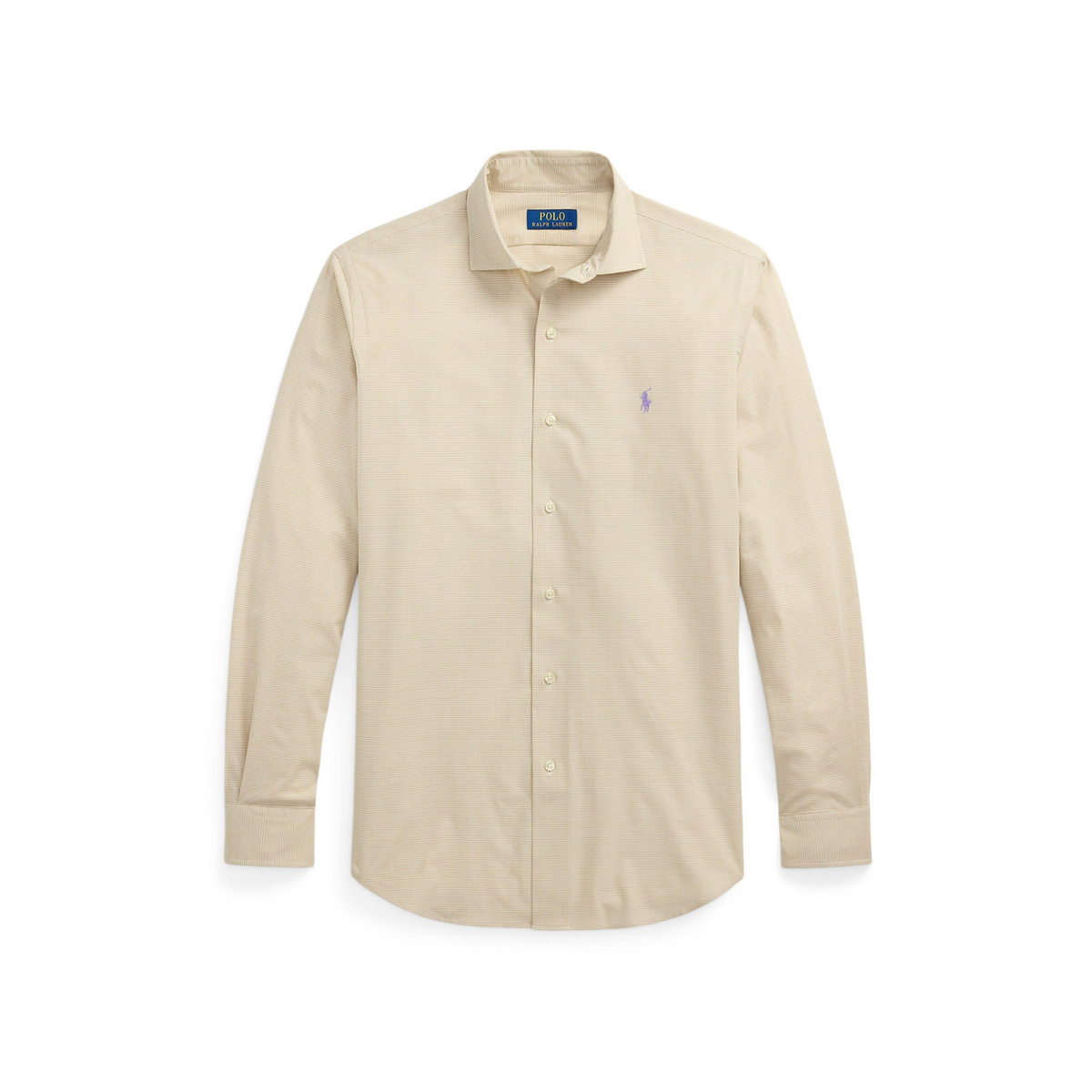 Poplin Check Long-Sleeve Patterned Shirt