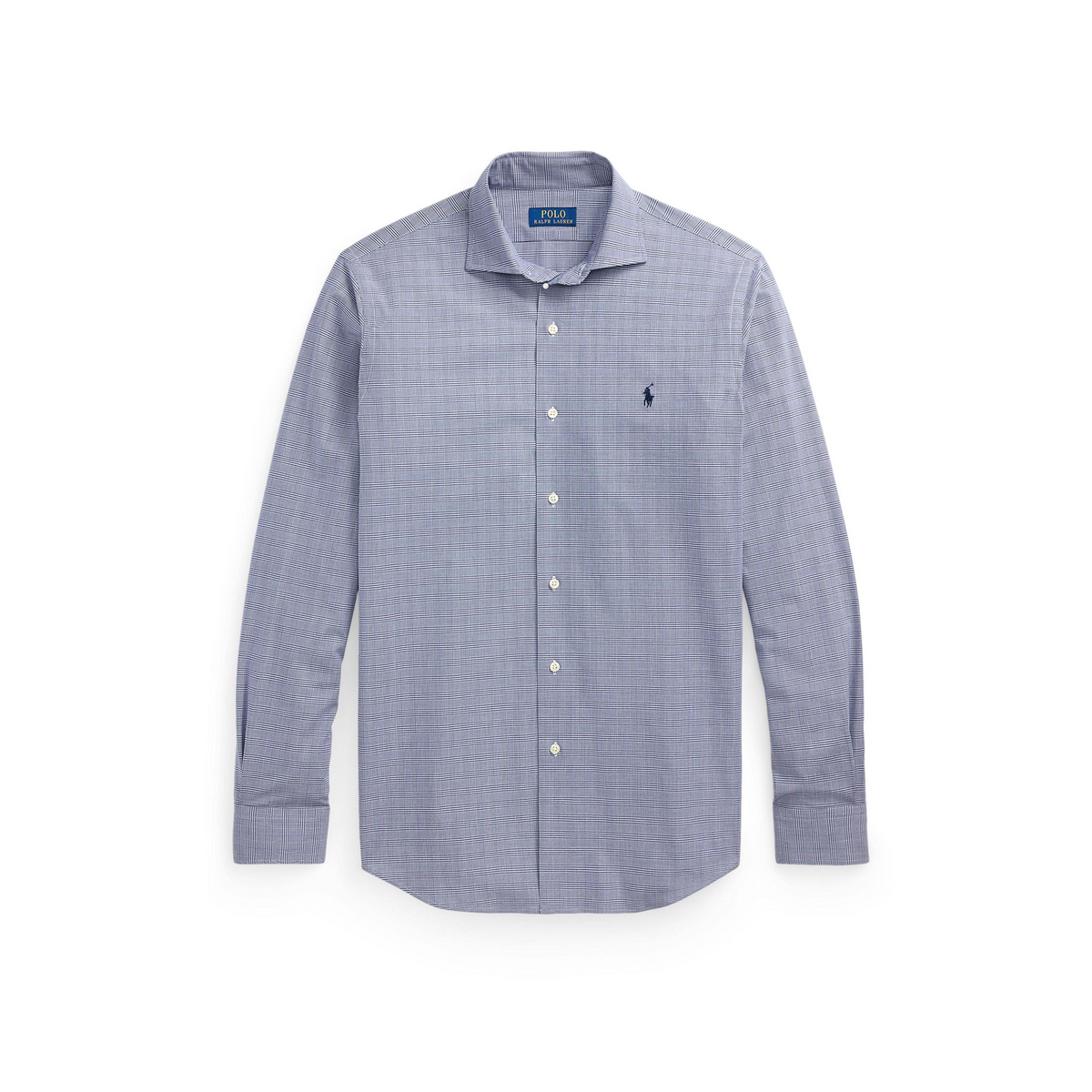 Poplin Check Long-Sleeve Patterned Shirt