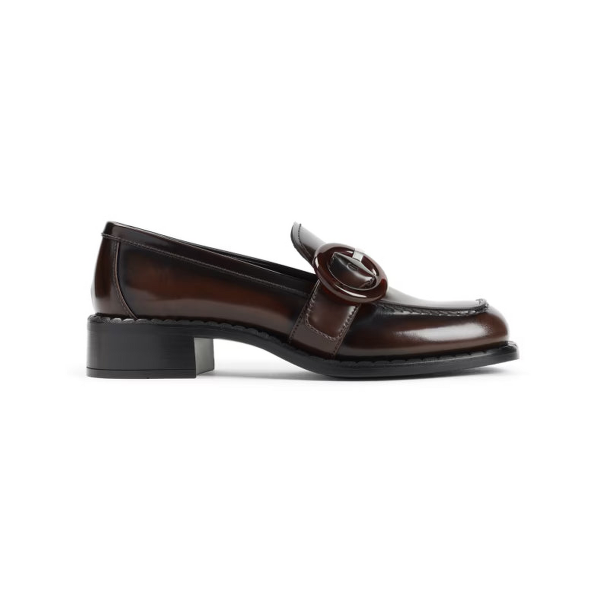Prada Brown Loafer Shoes for Women