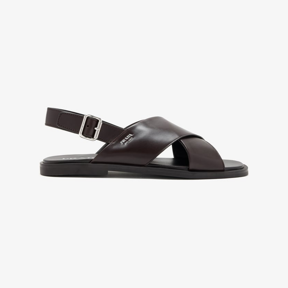 Prada Crisscross leather sandals