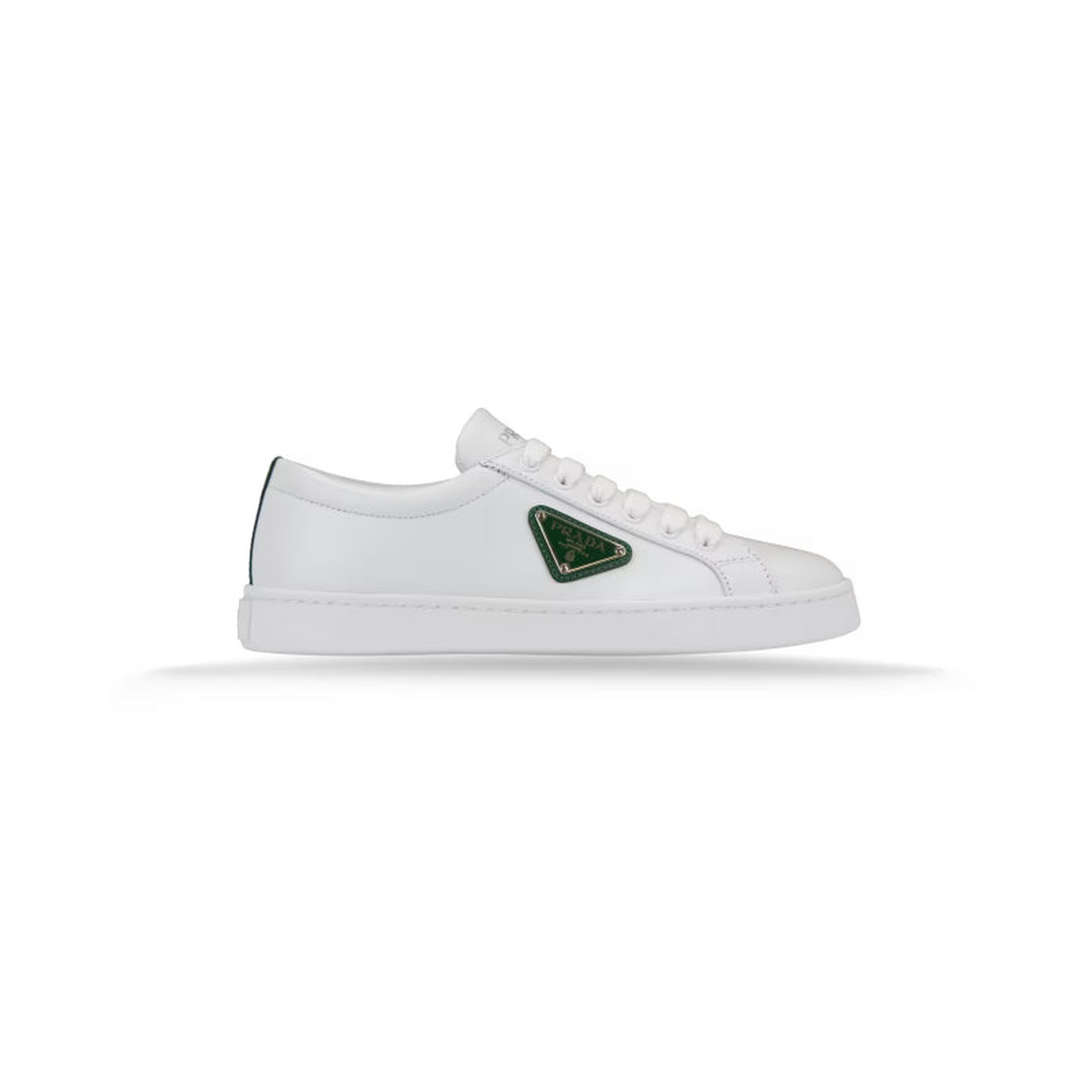 Prada Leather Lace-Up Sneakers for Women