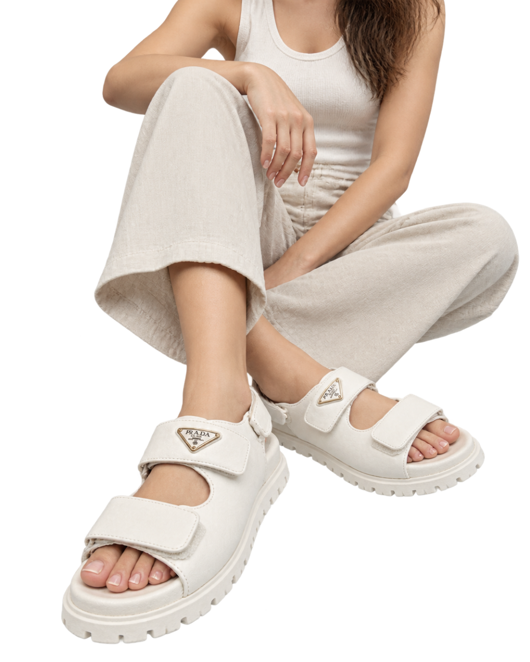 Prada Leather Sandals