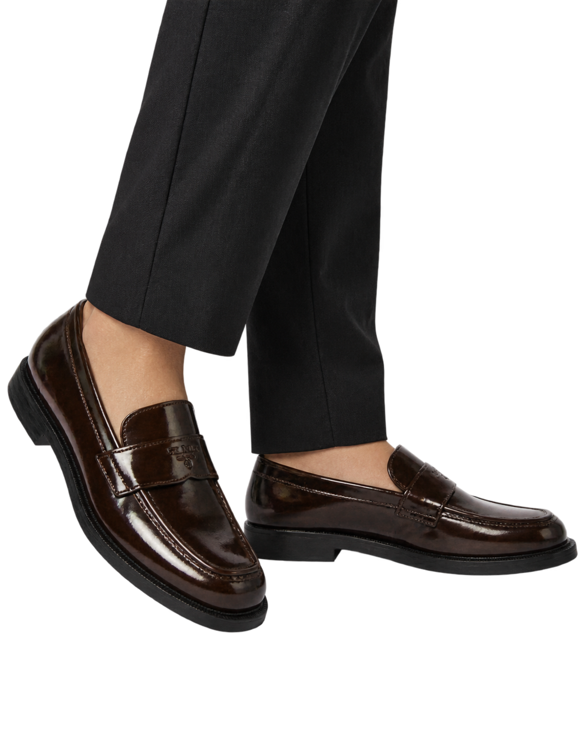 Prada Loafers in Brushed Leather