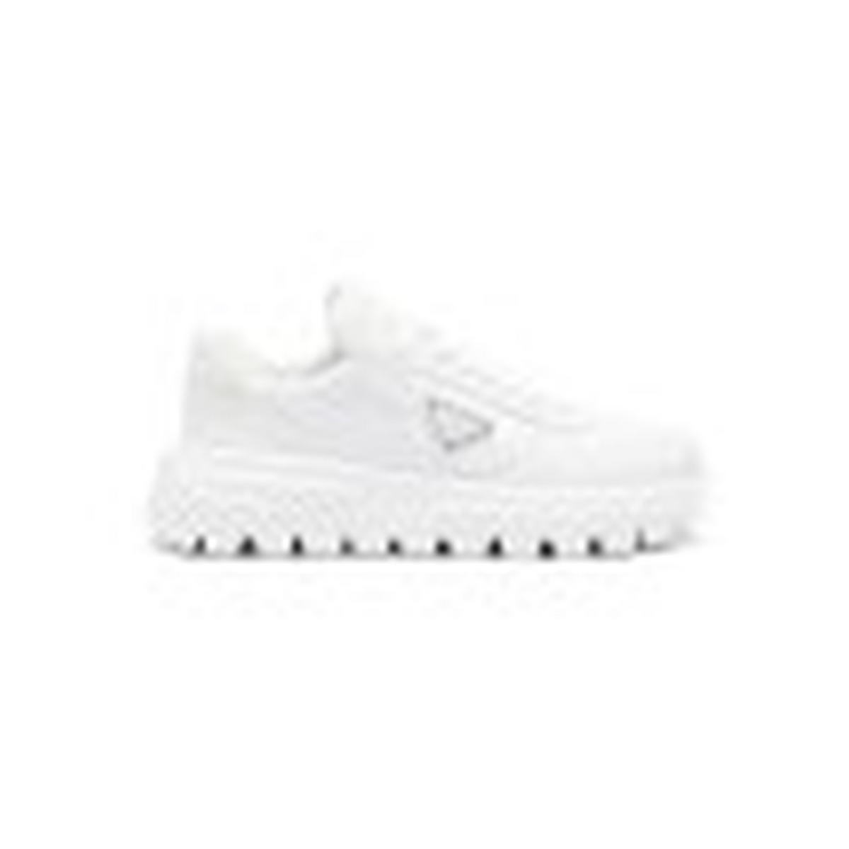 Prada Monolith White Leather Chunky Sole Sneakers