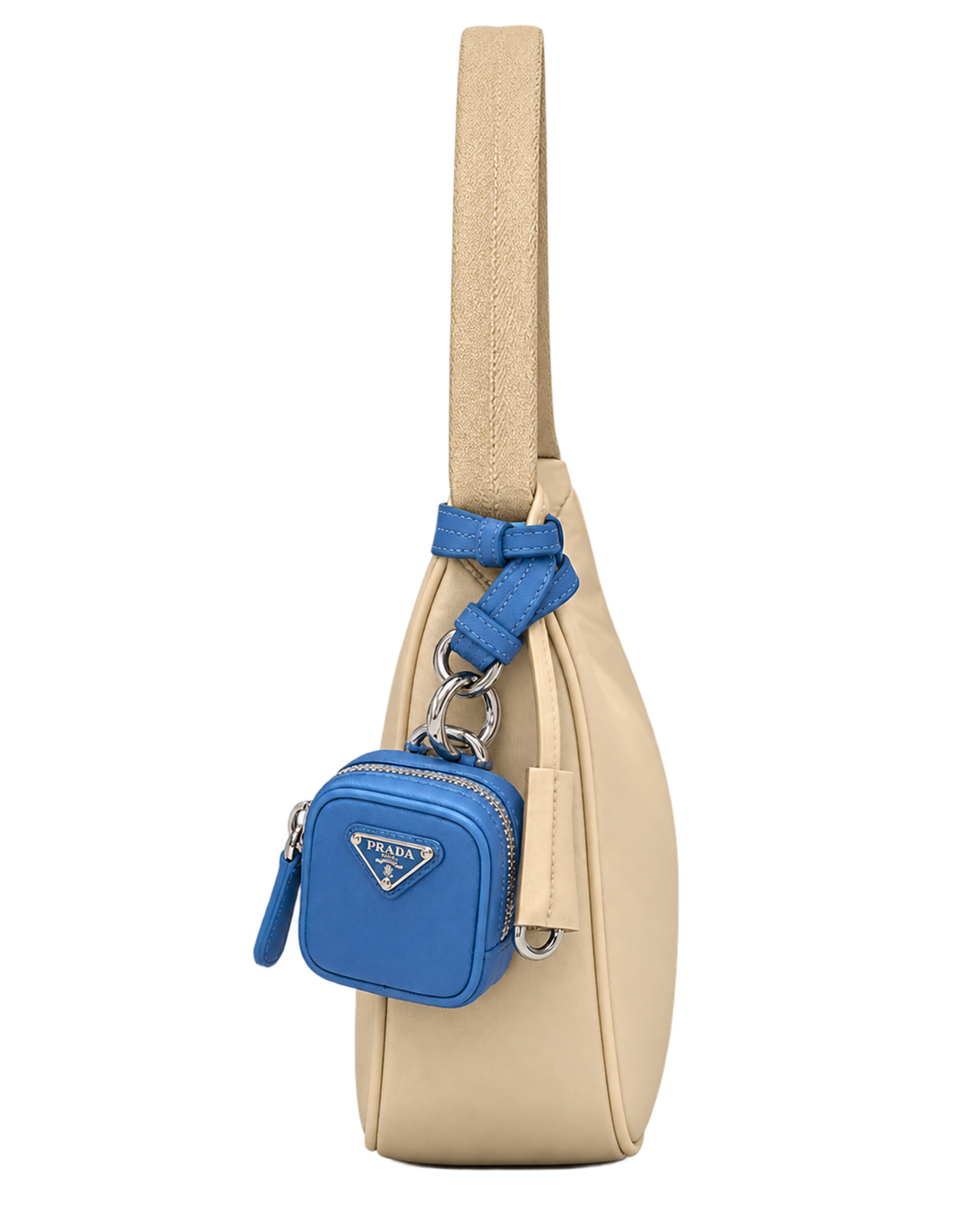 Prada Re-Edition 2000 Cream Nylon Bag