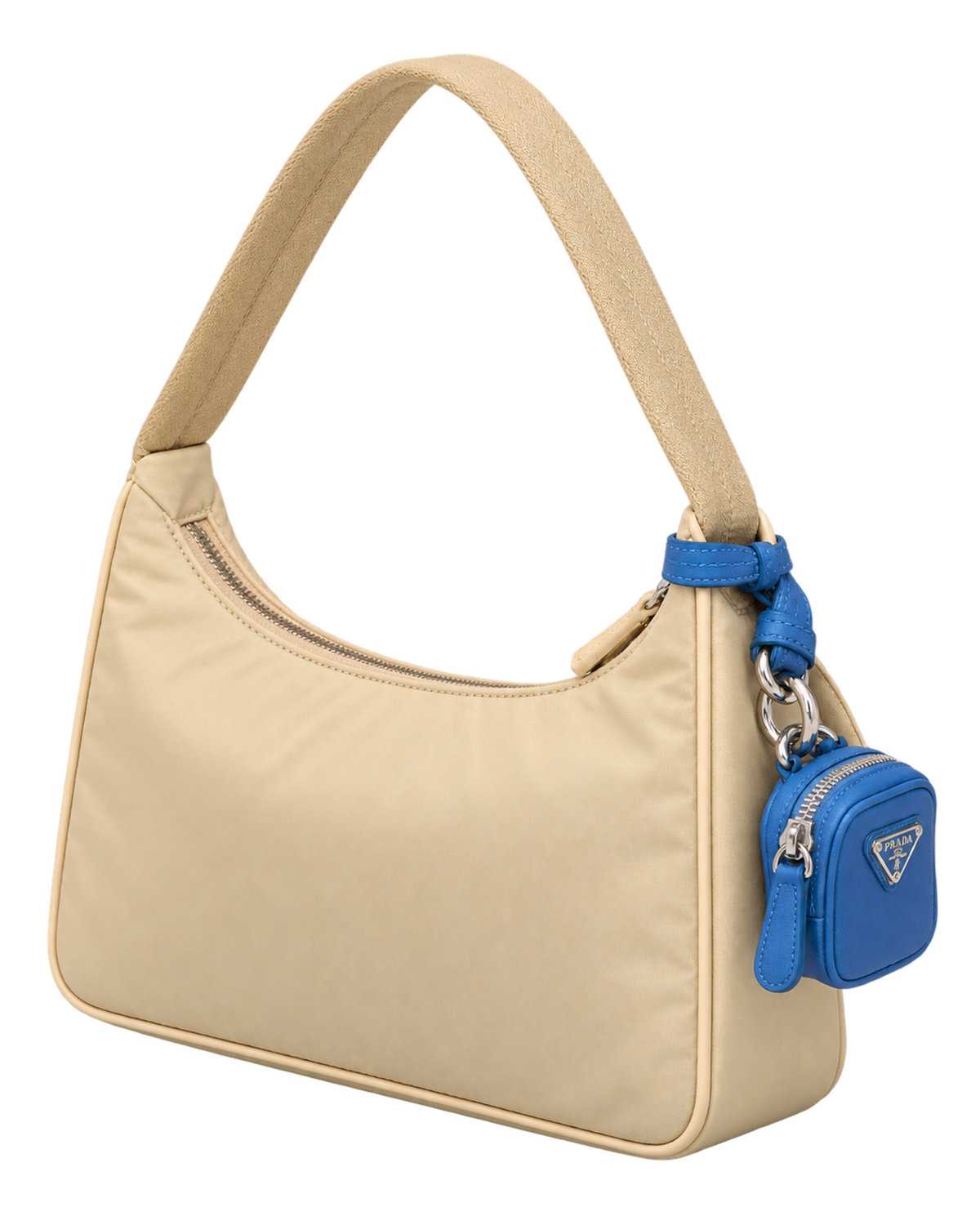 Prada Re-Edition 2000 Cream Nylon Bag