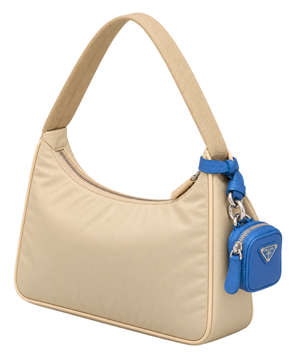 Prada Re-Edition 2000 Cream Nylon Bag