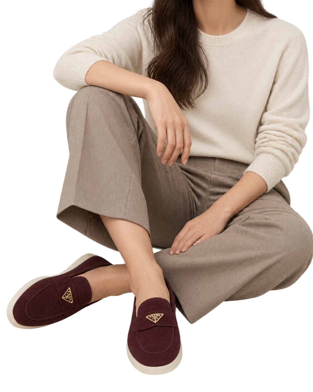 Prada Suede loafers