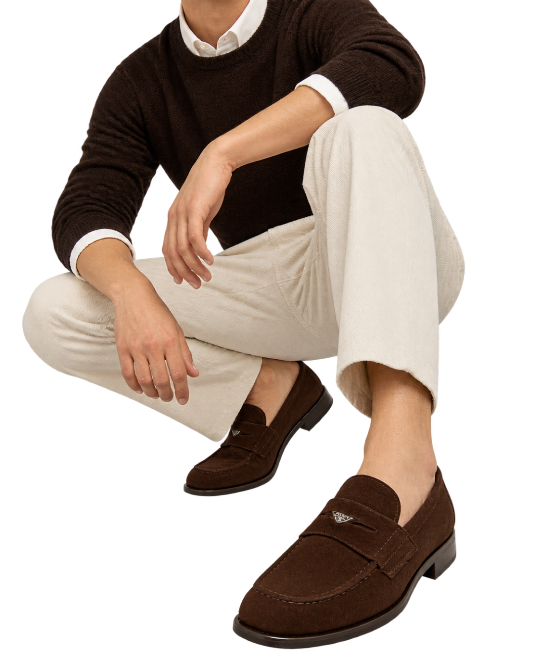 Prada Suede loafers