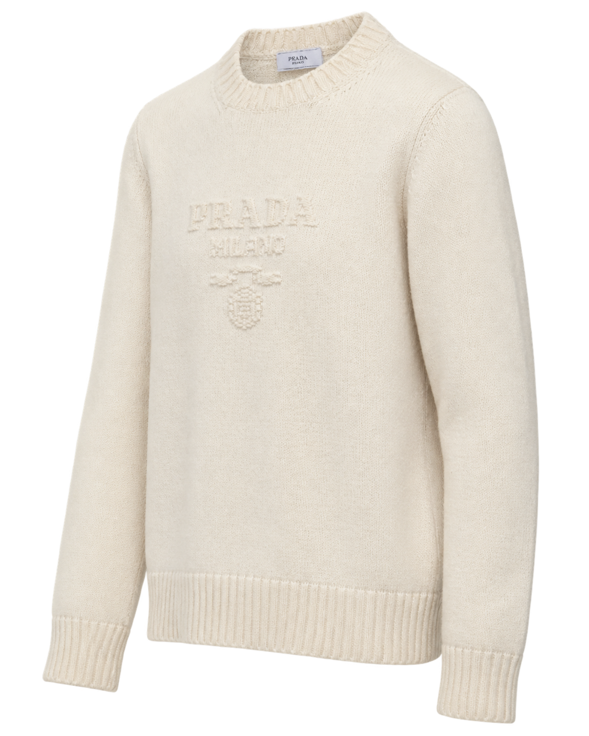 Prada wool and cashmere crew-neck sweater