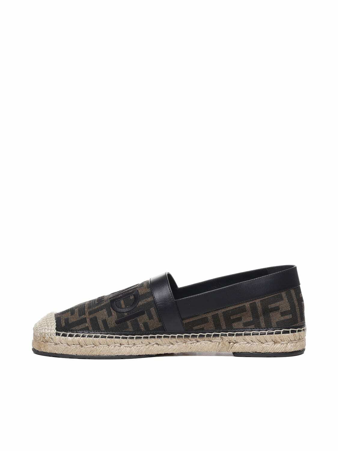Fendi Jacquard Espadrilles With All-over Ff Logo