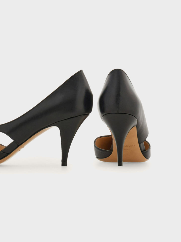 Ferragamo - Women's Gancini Logo Pumps - Black