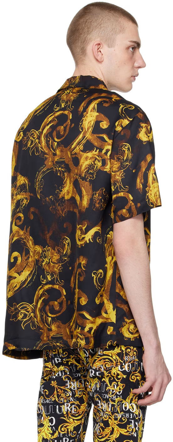 Black Watercolor Couture Shirt