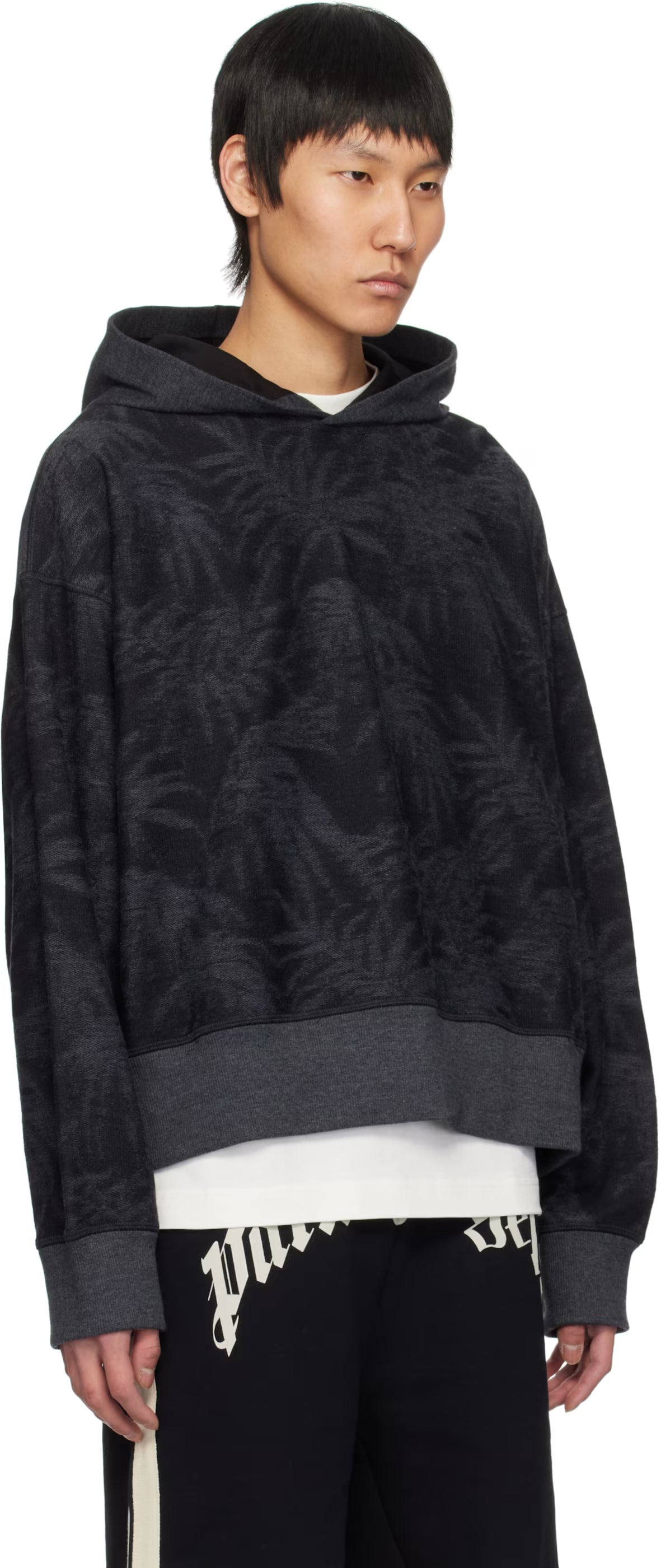 Gray Palms Hoodie