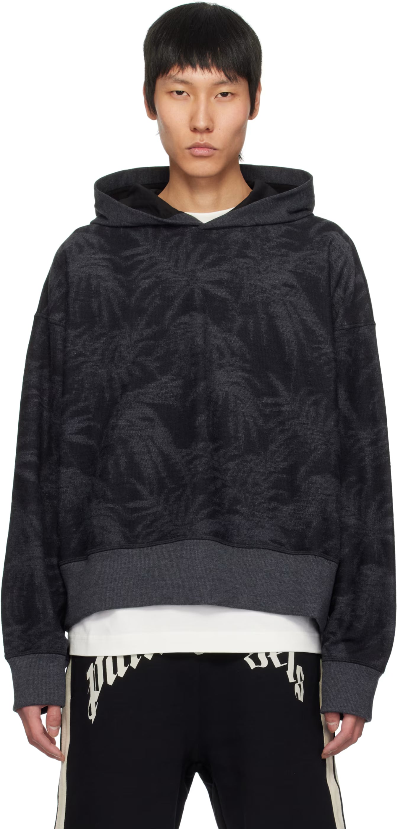 Gray Palms Hoodie