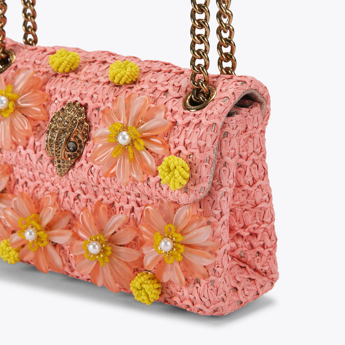 Mini Raffia Kensington Bag