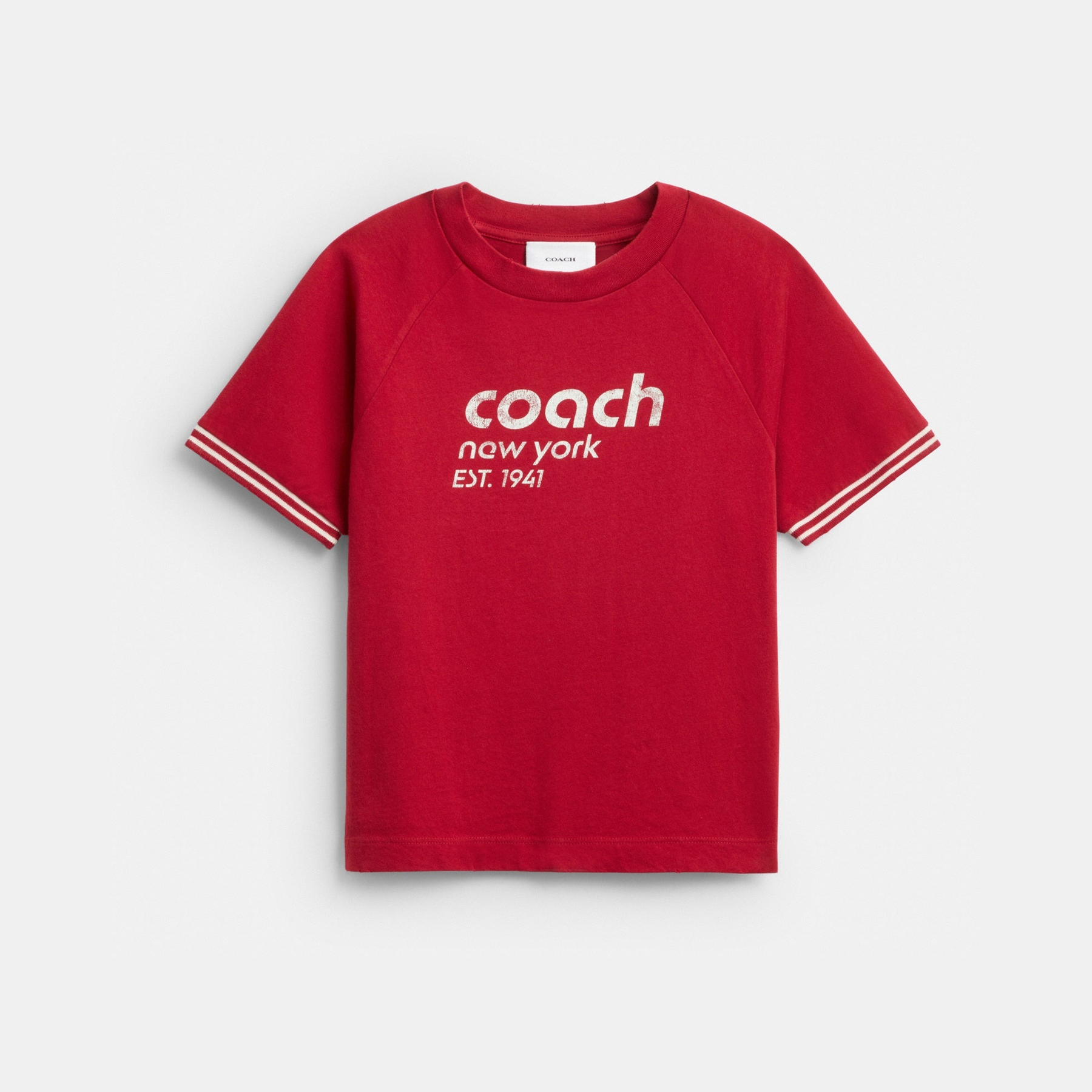 Raglan Jersey T-Shirt In Organic Cotton