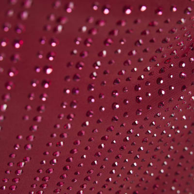 Red Diamante Embellished Swimsuit