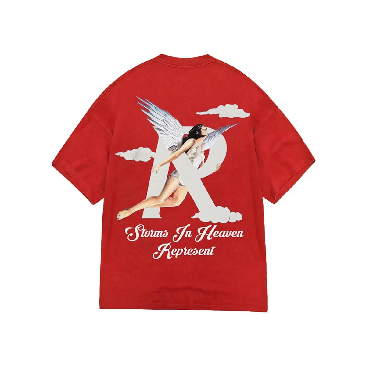 Represent Storms In Heaven T-shirt 'Burnt Red'