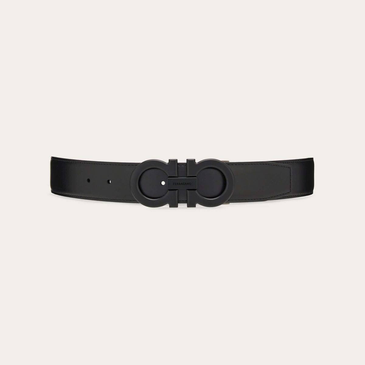 Reversible and adjustable Gancini belt