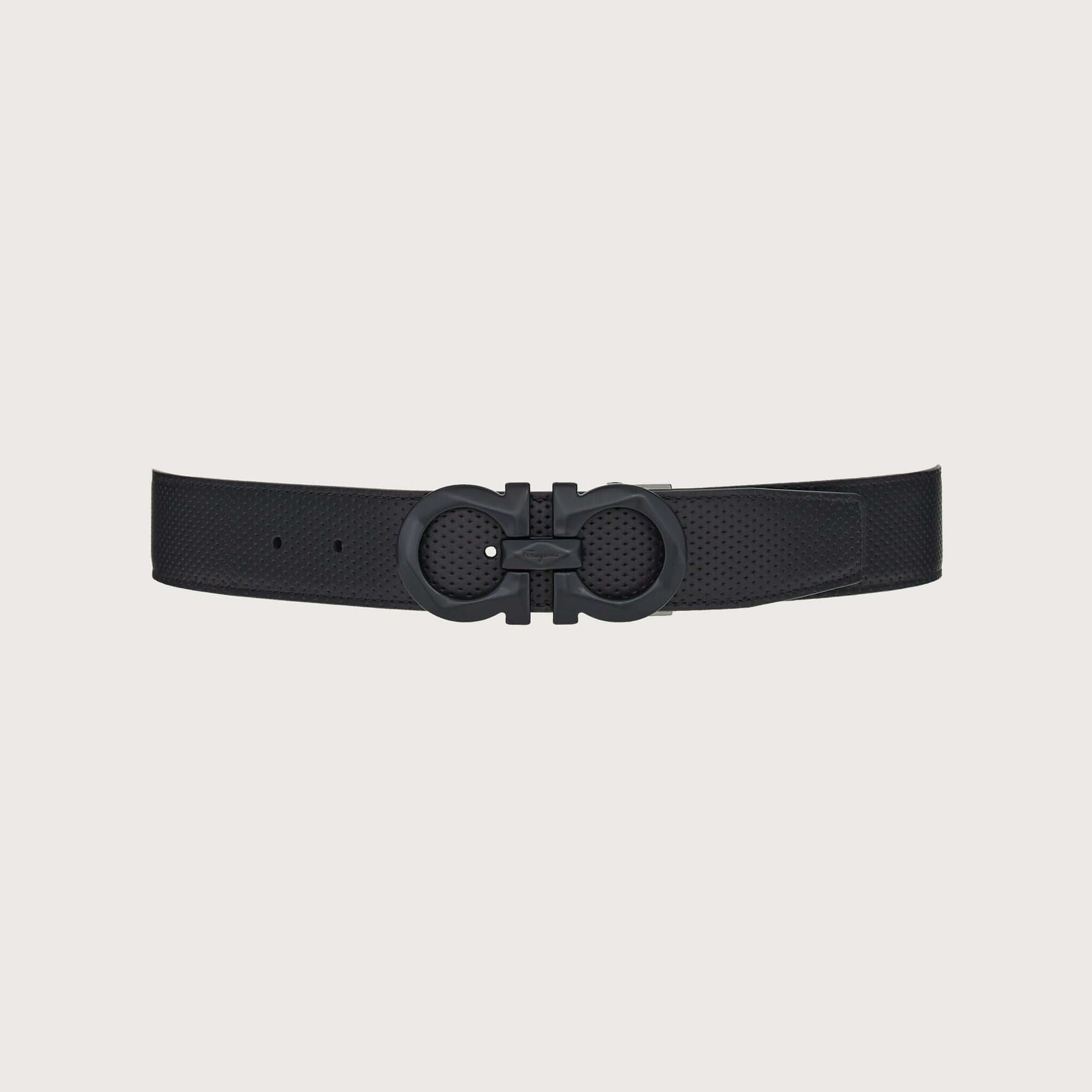Reversible and adjustable Gancini belt