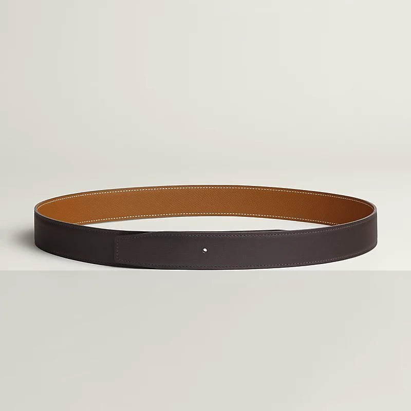 Reversible leather strap 32 mm