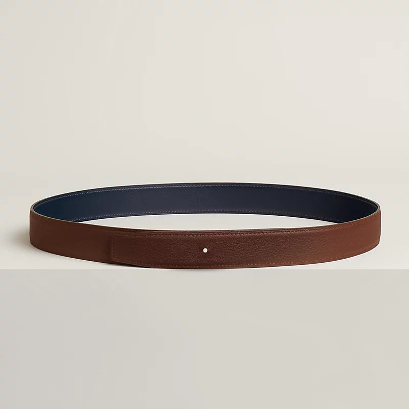 Reversible leather strap 32 mm